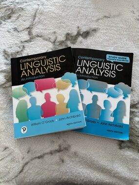 Contemporary Linguistic Analysis (An Introduction) + Study Guide (lightly used)